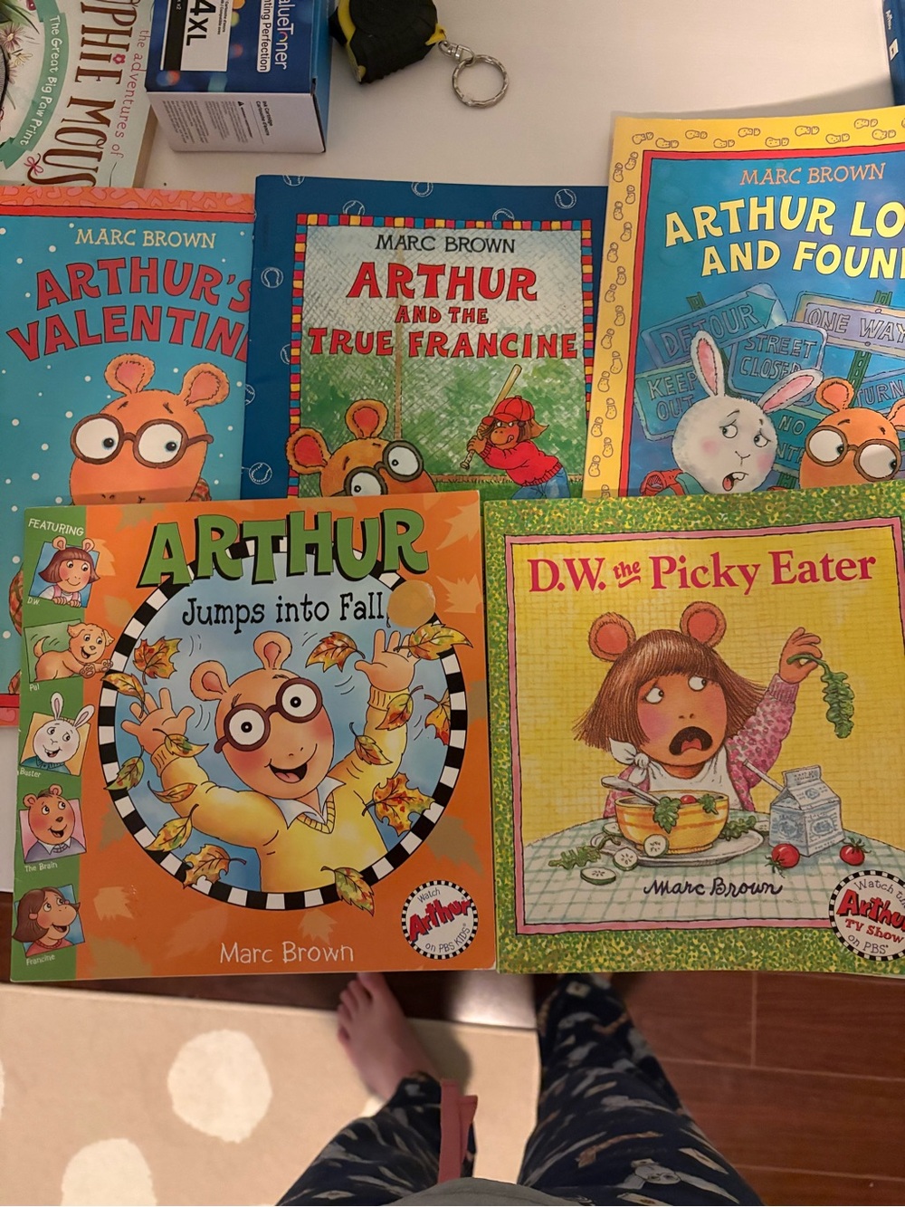 Arthur custom book lot for @chelseyhm